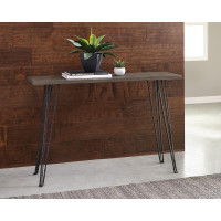 Coaster Furniture 930050 Rectangular Console Table Concrete and Black